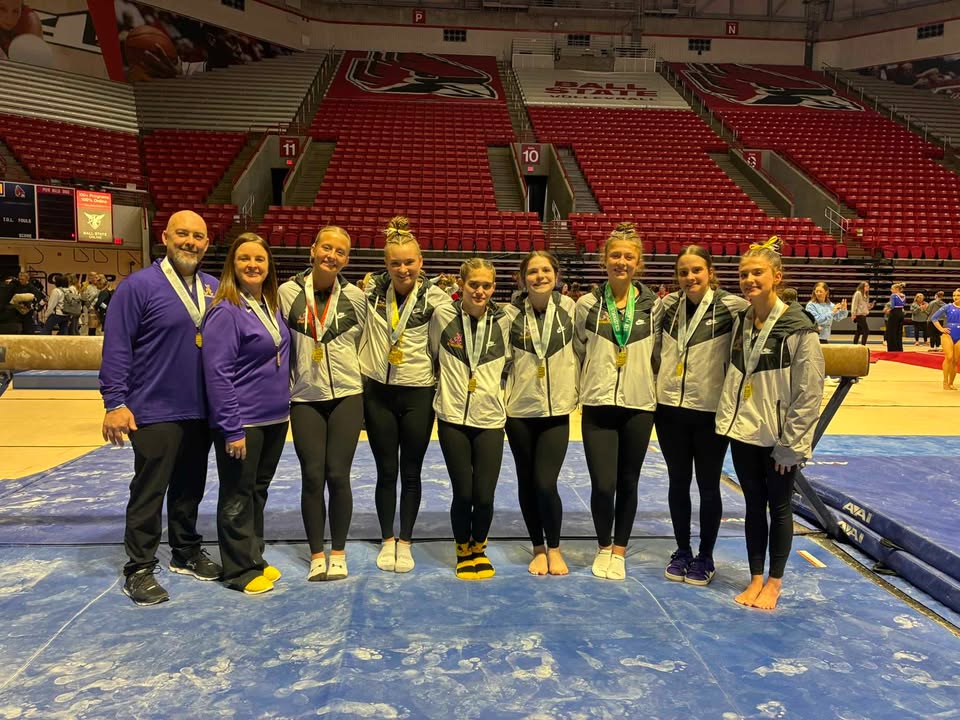 Angola Gymnastics Finishes Third At State, Earns Multiple Individual Honors